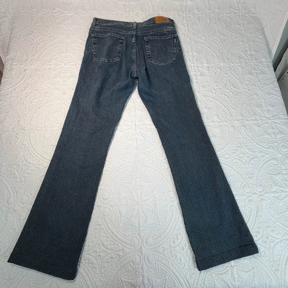 Oggi Jeans Ring Carbon Dark Wash Flare Leg Denim Size 11 Womens